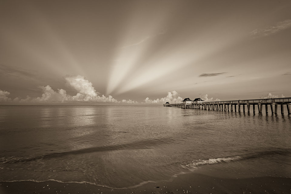 Heavenly Rays. Naples, Florida.