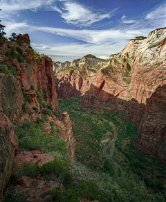 Zion Canyon, View from Angels Landing Trail